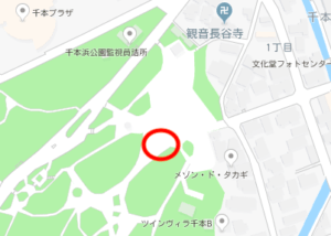 黒澤ダイヤマンホール（黒）設置場所の地図