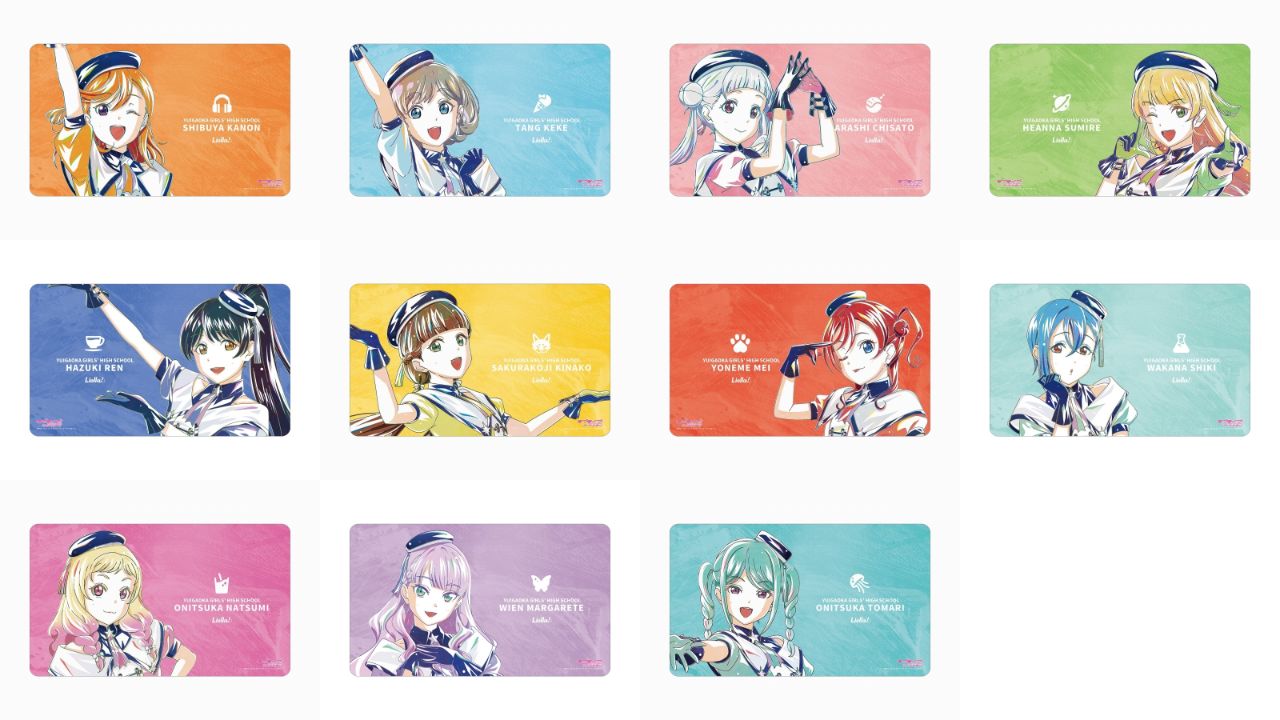 ラブライブ!スーパースター!!描き下ろし スーパースター!!ver. Ani-Art マルチデスクマット