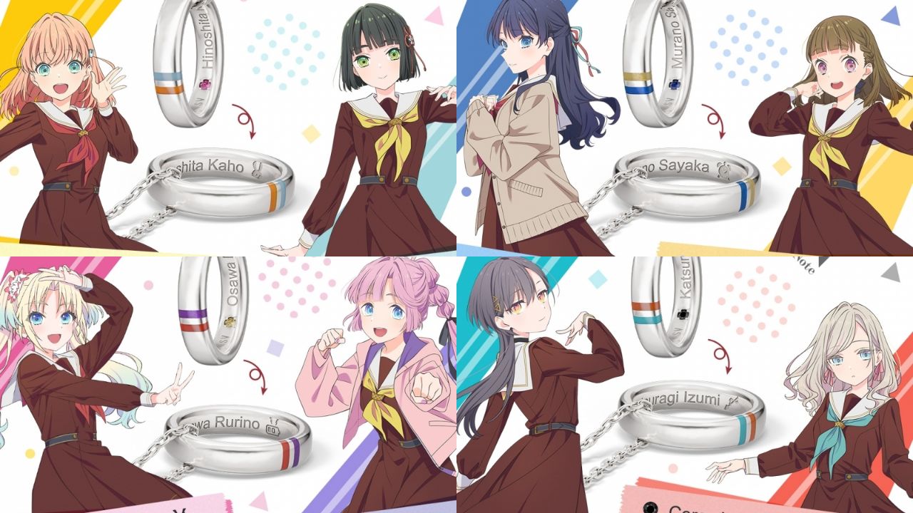 ラブライブ!蓮ノ空女学院スクールアイドルクラブ ユニットリングネックレス モデル(103~104期生Ver.)