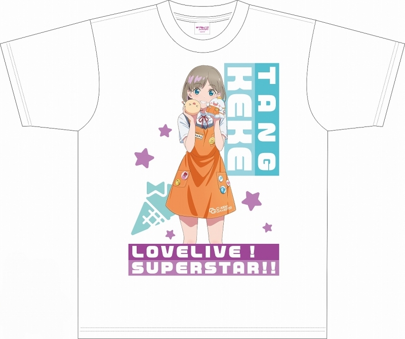 ラブライブ!スーパースター!! フルカラーTシャツ 唐 可可 看板娘 原宿ゲーマーズ4周年 ver.【ゲーマーズ限定】
