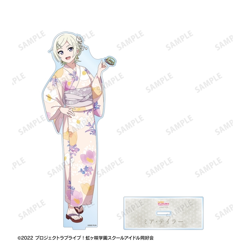 ラブライブ!虹ヶ咲学園スクールアイドル同好会描き下ろし ミア・テイラー 縁日ver. 特大アクリルスタンド