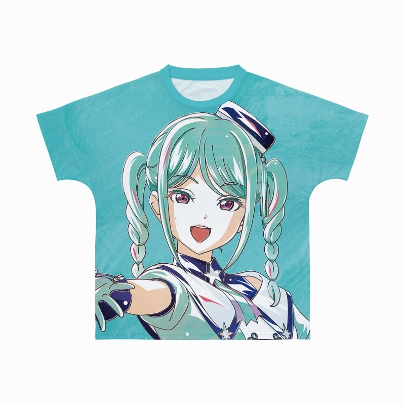 ブライブ!スーパースター!!描き下ろし 鬼塚冬毬 スーパースター!!ver. Ani-Art フルグラフィックTシャツユニセックス(サイズ/M)