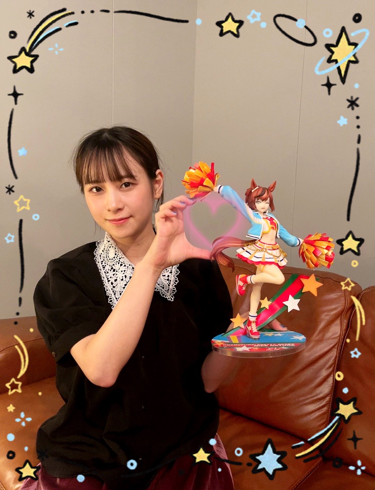 前田佳織里さん(桜坂しずく役)からは、ネイチャフィギュアへの感激投稿