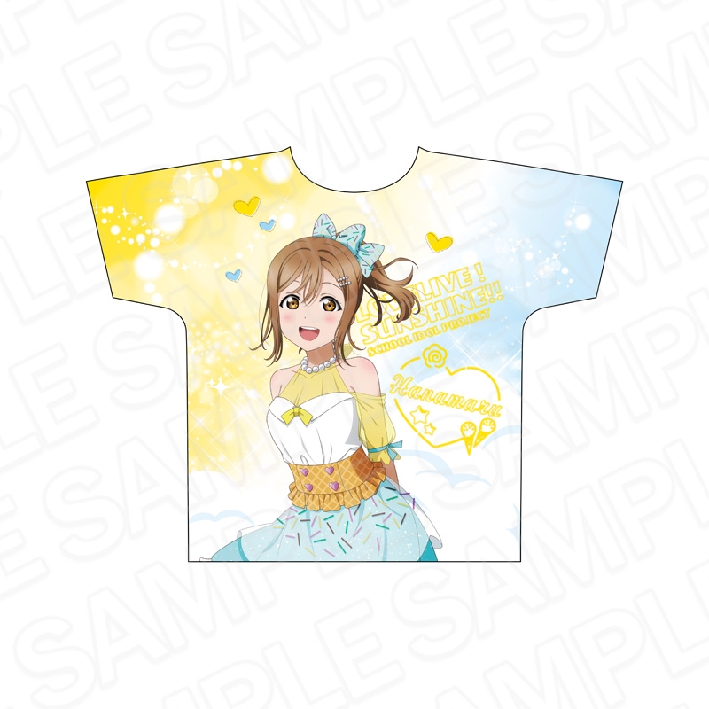 ラブライブ!サンシャイン!! フルグラフィックTシャツ 国木田花丸 Cafe party ver.