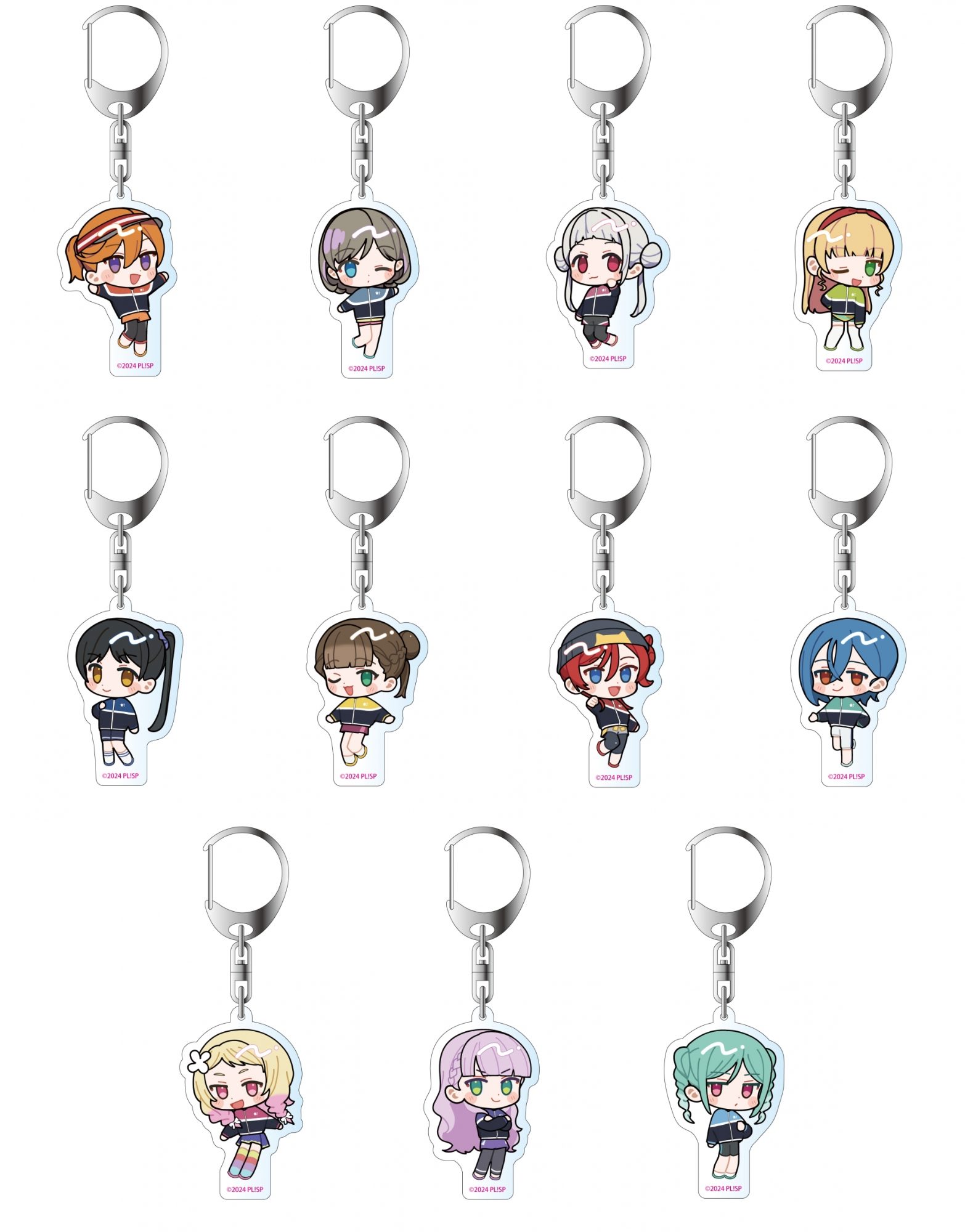 ラブライブ!スーパースター!! アクリルキーホルダー ジャージ デフォルメ ver.【ゲーマーズ専売】