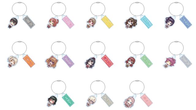 ラブライブ!虹ヶ咲学園スクールアイドル同好会 ちょこんと! ギャル制服ver. 2連ワイヤーアクリルキーホルダー