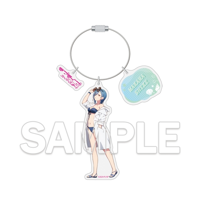 【グッズ-キーホルダー】ラブライブ!シリーズ ワイヤーアクリルキーホルダー 若菜四季