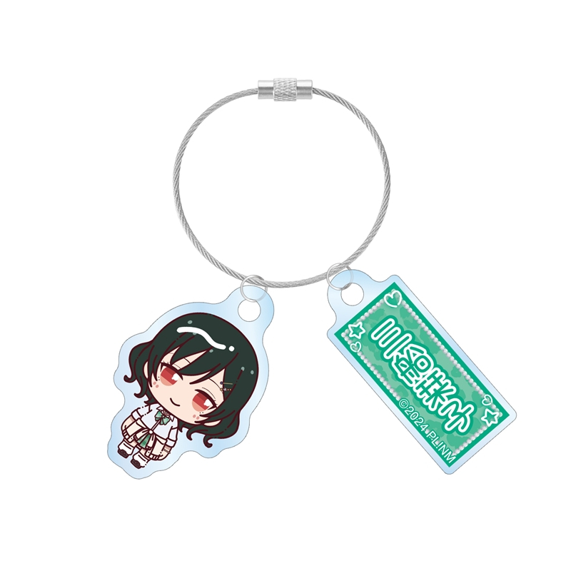 【グッズ-キーホルダー】ラブライブ!虹ヶ咲学園スクールアイドル同好会 三船栞子 ちょこんと! ギャル制服ver. 2連ワイヤーアクリルキーホルダー