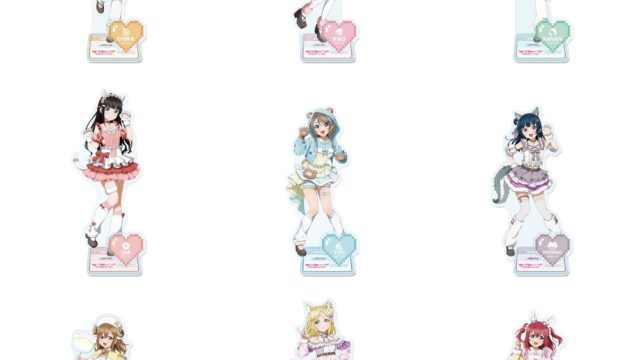 ラブライブ!サンシャイン!! 描き下ろし アクリルスタンド アニマル衣装