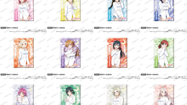 ラブライブ!虹ヶ咲学園スクールアイドル同好会 しかくい缶バッジ 白シャツver.