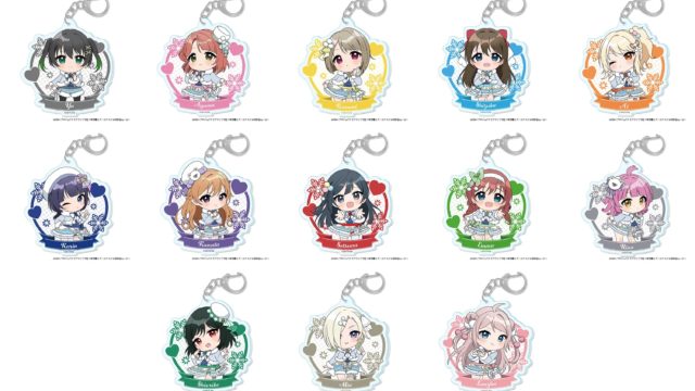 ラブライブ!虹ヶ咲学園スクールアイドル同好会 ぷちちょこアクリルキーホルダー ウィンター衣装ver.