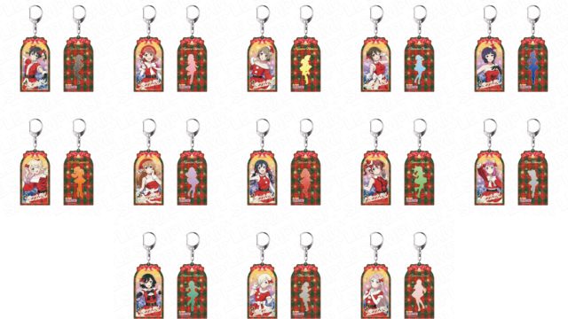ラブライブ!虹ヶ咲学園スクールアイドル同好会 両面キーホルダー サンタ風衣装 ver.