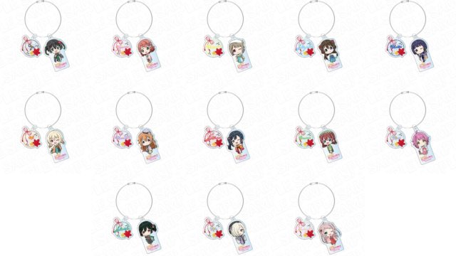 ラブライブ!虹ヶ咲学園スクールアイドル同好会 ワイヤーキーホルダー 秋袴 デフォルメ ver.