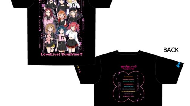 ラブライブ!サンシャイン!! 描き下ろしフルグラフィックTシャツ