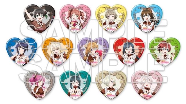 ラブライブ!虹ヶ咲学園スクールアイドル同好会 トレーディングハート缶バッジ Ver.Valentine2026