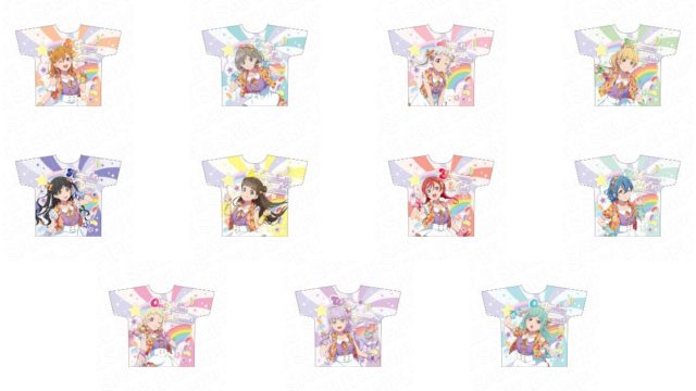 ラブライブ!スーパースター!! フルグラフィックTシャツ Cafe party ver.