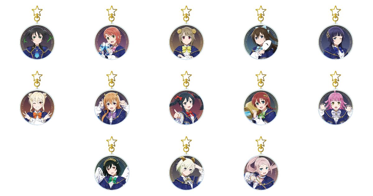 ラブライブ!虹ヶ咲学園スクールアイドル同好会 描き下ろし 十二星座ver. BIGアクリルキーホルダー