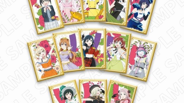 ラブライブ!虹ヶ咲学園スクールアイドル同好会 トレーディング花札柄缶バッジ(全13種)