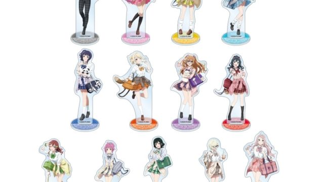 ラブライブ!虹ヶ咲学園スクールアイドル同好会 描き下ろし ギャル制服ver. トレーディングアクリルスタンド