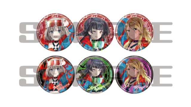 アイドルマスター シャイニーカラーズ ホログラム缶バッジ(57mm) 02/オリジナル衣装ver. トレーディング(全6種)(描き下ろしイラスト)