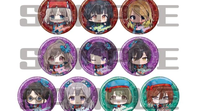 アイドルマスター シャイニーカラーズ ホログラム缶バッジ(57mm) 03/オリジナル衣装ver. トレーディング(全10種)(ミニキャライラスト)