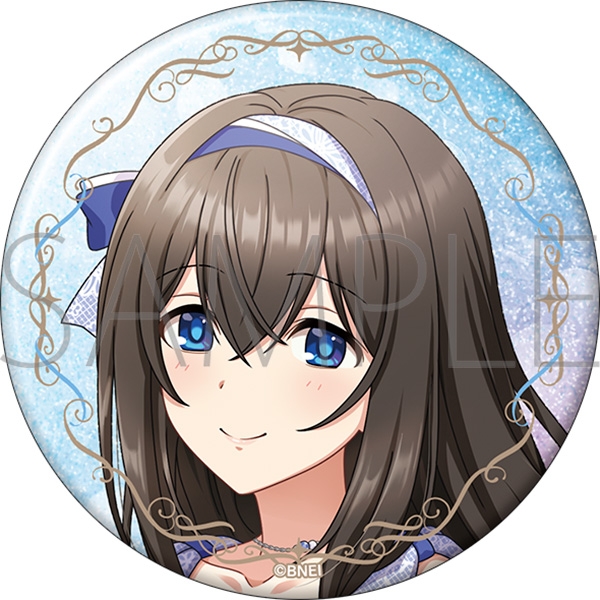 【グッズ-バッチ】アイドルマスター シンデレラガールズ グリッター缶バッジ/鷺沢文香 STARLIGHT ALLIANCE