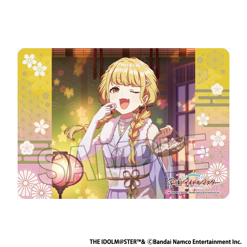 【トレカ-サプライ】学園アイドルマスター イラストプレイマットNT 世界一可愛い私 '25ひな祭り 藤田ことね