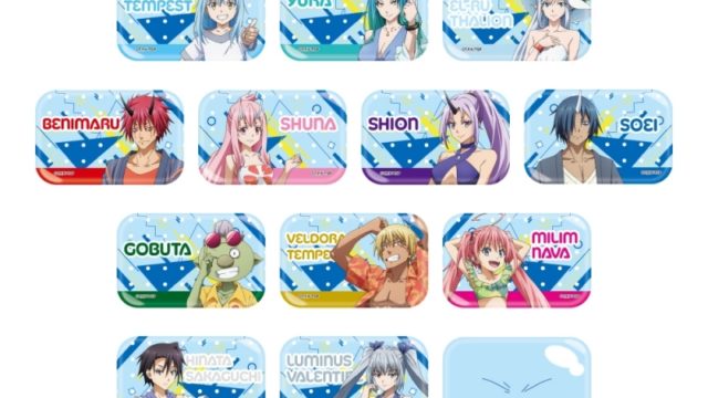 劇場版 転生したらスライムだった件 蒼海の涙編 スクエア缶バッジ