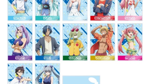 劇場版 転生したらスライムだった件 蒼海の涙編 トレーディングアクリルカード