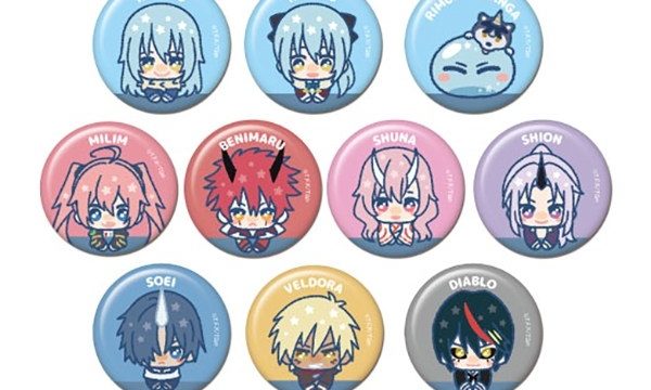 転生したらスライムだった件 CANバッジ ぴっこりーず