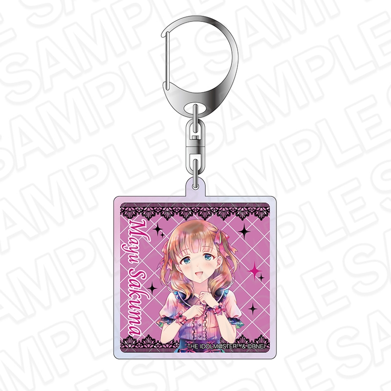 アイドルマスター シンデレラガールズ オーロラアクリルキーホルダー PALE TONE series 佐久間まゆ サブカルファッション ver.