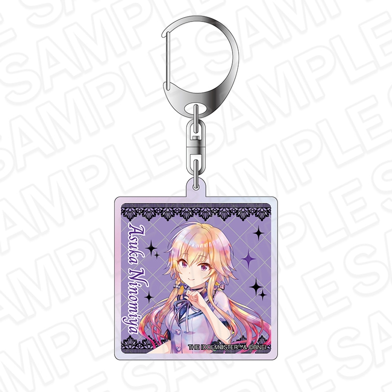 アイドルマスター シンデレラガールズ オーロラアクリルキーホルダー PALE TONE series 二宮飛鳥 サブカルファッション ver.