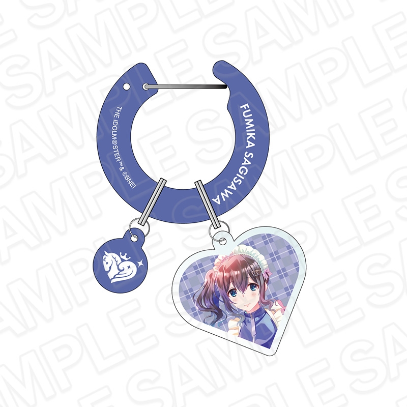 アイドルマスター シンデレラガールズ アクリルカラビナ PALE TONE series 鷺沢文香 ジャージメイド ver.