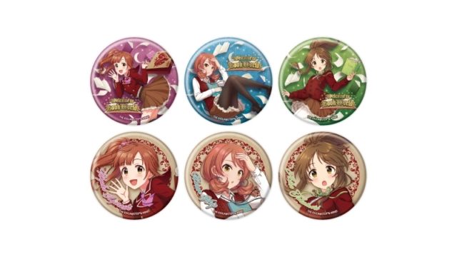 アイドルマスター シンデレラガールズ 缶バッジ15/BookWorld!ver. トレーディング(全6種)(描き下ろしイラスト)