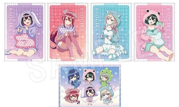 ばっどがーる ブロマイドコレクション アニマルルームウェアver. 1SET/5枚入