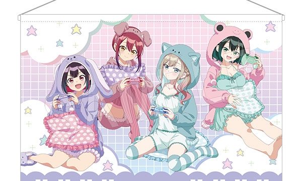 ばっどがーる B2タペストリー アニマルルームウェアver.