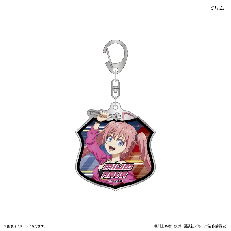 転生したらスライムだった件 近未来レーシングチームver. ミラーアクリルキーホルダー ミリム