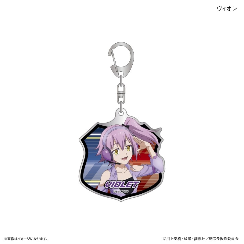 転生したらスライムだった件 近未来レーシングチームver. ミラーアクリルキーホルダー ヴィオレ