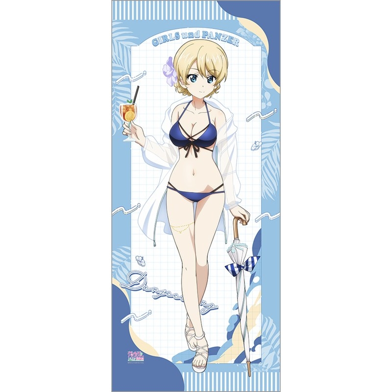ガールズ&パンツァー 最終章 描き下ろし特大タペストリー(ダージリン/リゾート水着)