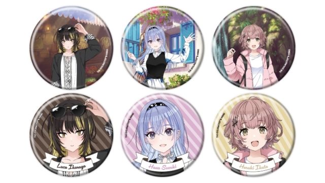 アイドルマスター シャイニーカラーズ 缶バッジ06/おでかけver. トレーディング(全6種)(描き下ろしイラスト)