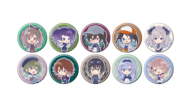 アイドルマスター シャイニーカラーズ 缶バッジ07/おでかけver. トレーディング(全10種)(ミニキャライラスト)