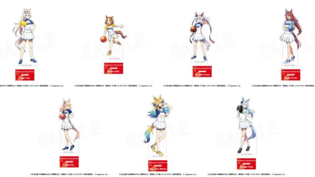 アニメ『ウマ娘 シンデレラグレイ』 アクリルフィギュアスタンド ROUND1コラボver.