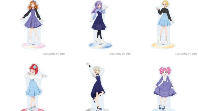 アイカツ！ アクリルスタンド 雪柄コーデver.(描き下ろしイラスト)