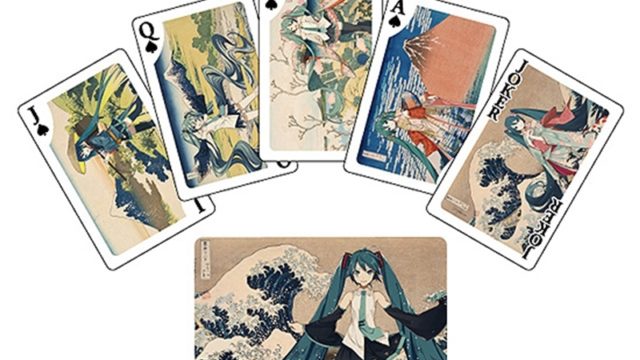 葛飾北斎×初音ミク トランプ