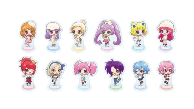 アイカツ！×プリパラ THE MOVIE -出会いのキセキ！- アクリルぷちスタンド02/トレーディング(全12種)(ミニキャライラスト)