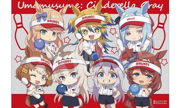 アニメ『ウマ娘 シンデレラグレイ』 グリッターアクリルアートパネル ROUND1コラボver. 集合