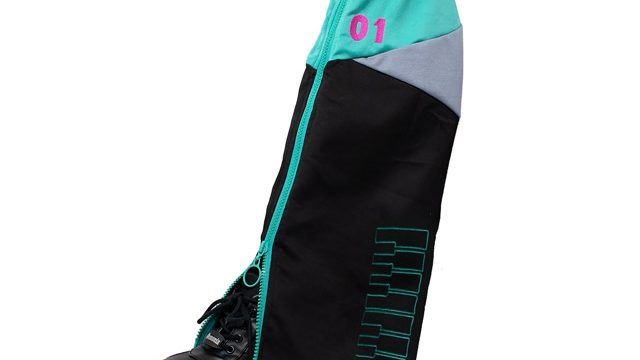 初音ミク MIKU ジャージレッグウォーマー 01.BLACK