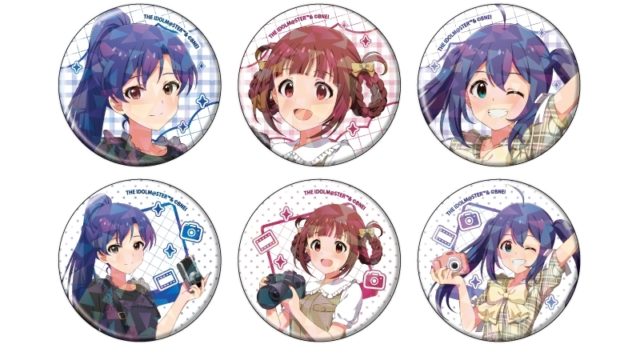 アイドルマスター ミリオンライブ！ ホログラム缶バッジ(57mm)03/カメラver. トレーディング(全6種)(描き下ろしイラスト)