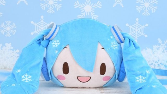 初音ミクシリーズ 雪ミク ふわぷち フェイスショルダーバッグ(M)