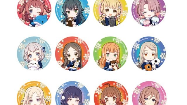 学園アイドルマスター ミニキャラ缶バッジ 初星パラダイスver.